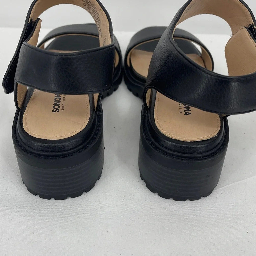 SONOMA SIZE 6M Elegant Black Women's Sandals